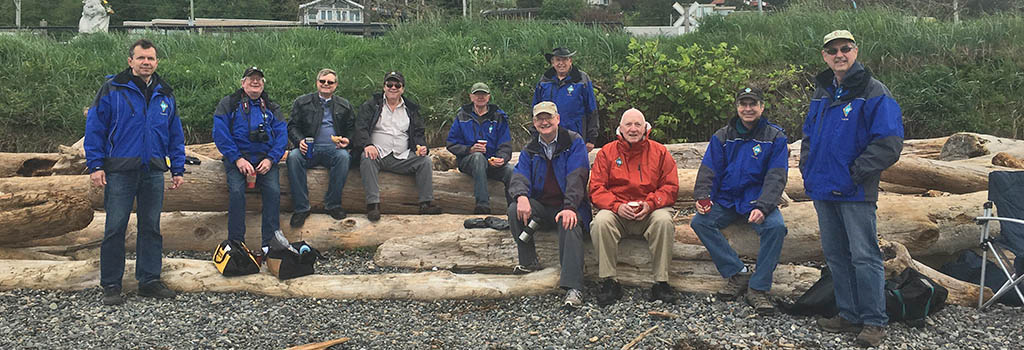 Club Members at the White Rock Beach